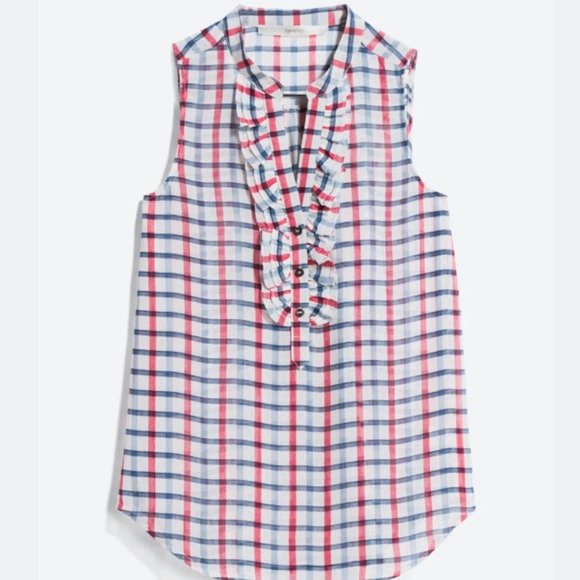 fun 2 fun Tops - Stitch Fix - Thorndale Ruffle Detail Blouse, Size 1X